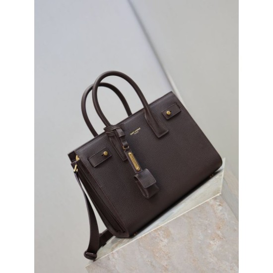 Super Clone Replica YSL Saint Laurent Sac de Jour Small/Medium/Large Tote Bag in Coffee Top Replica YSL Saint Laurent Sac de Jour Small/Medium/Large Tote Bag in Coffee