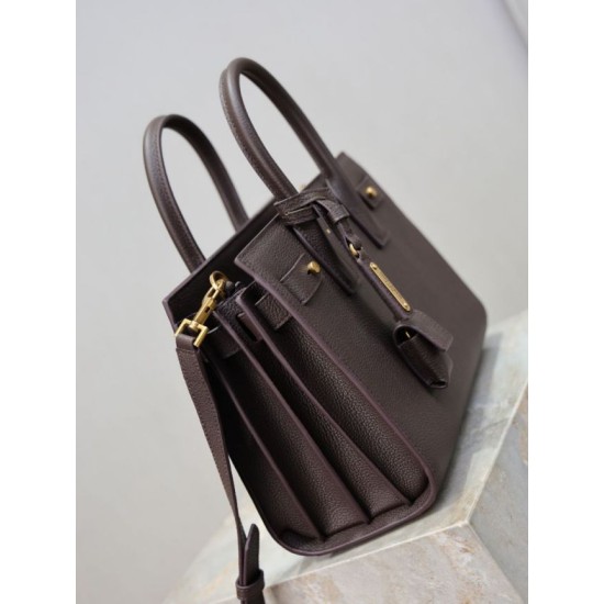 Super Clone Replica YSL Saint Laurent Sac de Jour Small/Medium/Large Tote Bag in Coffee Top Replica YSL Saint Laurent Sac de Jour Small/Medium/Large Tote Bag in Coffee