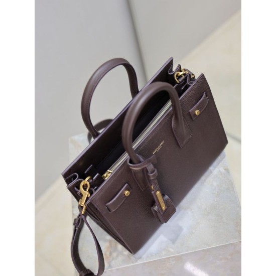 Super Clone Replica YSL Saint Laurent Sac de Jour Small/Medium/Large Tote Bag in Coffee Top Replica YSL Saint Laurent Sac de Jour Small/Medium/Large Tote Bag in Coffee