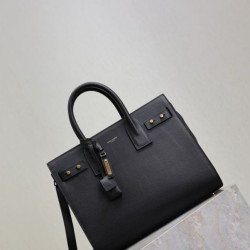 Super Clone Replica YSL Saint Laurent Sac de Jour Small/Medium/Large Tote Bag in Black with Gold Hardware Top Replica YSL Saint Laurent Sac de Jour Small/Medium/Large Tote Bag in Black with Gold Hardware