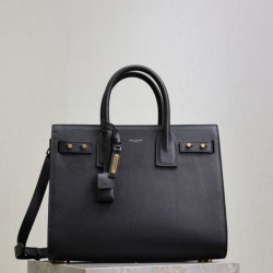 Top Replica YSL Saint Laurent Sac de Jour Small/Medium/Large Tote Bag in Black with Gold Hardware