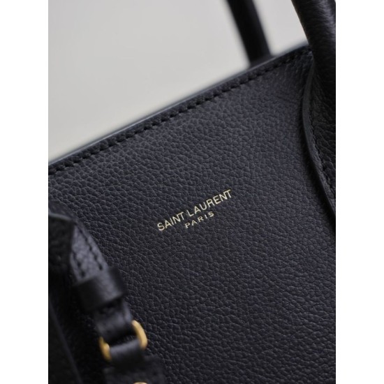 Super Clone Replica YSL Saint Laurent Sac de Jour Small/Medium/Large Tote Bag in Black with Gold Hardware Top Replica YSL Saint Laurent Sac de Jour Small/Medium/Large Tote Bag in Black with Gold Hardware