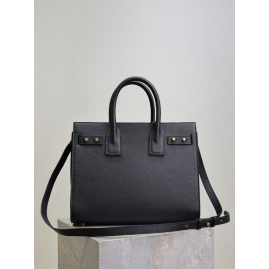 Super Clone Replica YSL Saint Laurent Sac de Jour Small/Medium/Large Tote Bag in Black with Gold Hardware Top Replica YSL Saint Laurent Sac de Jour Small/Medium/Large Tote Bag in Black with Gold Hardware