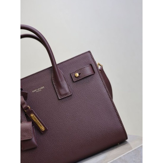 Super Clone Replica YSL Saint Laurent Sac de Jour Small/Medium/Large Tote Bag in Burgundy Top Replica YSL Saint Laurent Sac de Jour Small/Medium/Large Tote Bag in Burgundy
