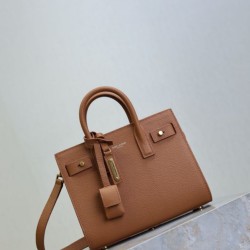 Top Replica YSL Saint Laurent Sac de Jour Small/Medium/Large Tote Bag in Brown