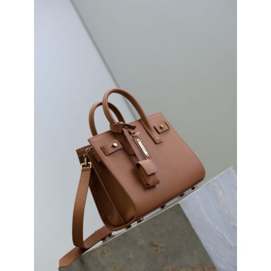 Super Clone Replica YSL Saint Laurent Sac de Jour Small/Medium/Large Tote Bag in Brown Top Replica YSL Saint Laurent Sac de Jour Small/Medium/Large Tote Bag in Brown