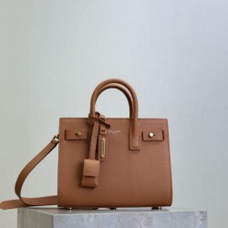 Top Replica YSL Saint Laurent Sac de Jour Small/Medium/Large Tote Bag in Brown