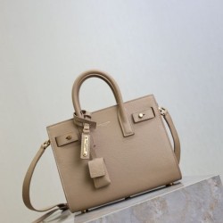 Top Replica YSL Saint Laurent Sac de Jour Small/Medium/Large Tote Bag in Apricot