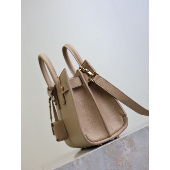 Super Clone Replica YSL Saint Laurent Sac de Jour Small/Medium/Large Tote Bag in Apricot Top Replica YSL Saint Laurent Sac de Jour Small/Medium/Large Tote Bag in Apricot