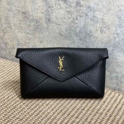 Top Replica YSL Saint Laurent Cassandre Large Clutch Bag in Black
