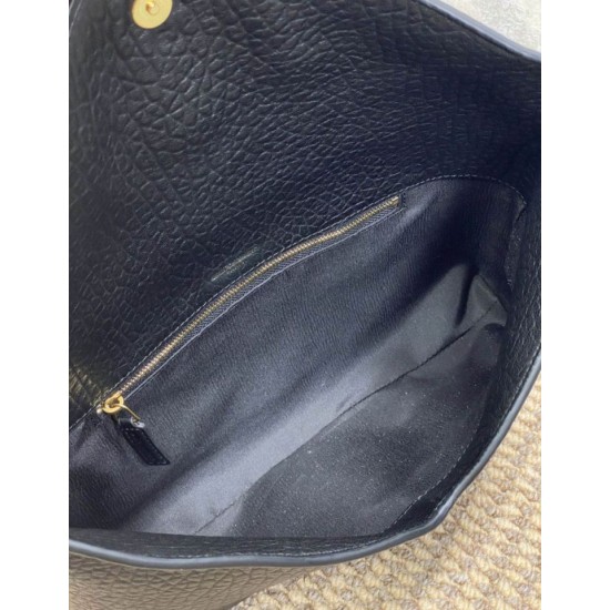 Top Replica YSL Saint Laurent Cassandre Large Clutch Bag in Black