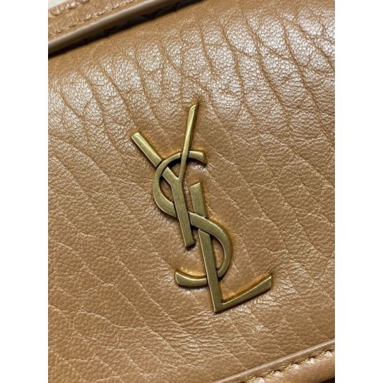 Top Replica YSL Saint Laurent Mini Classic Niki 18cm Shoulder Bag in Brown