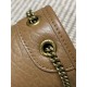 Top Replica YSL Saint Laurent Mini Classic Niki 18cm Shoulder Bag in Brown