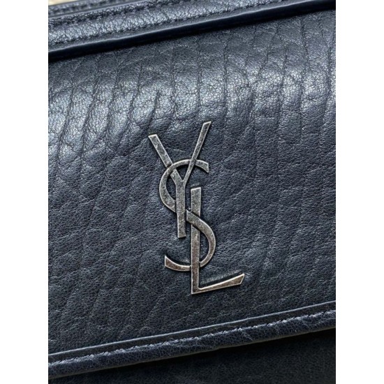 Top Replica YSL Saint Laurent Mini Classic Niki 18cm Shoulder Bag in Black