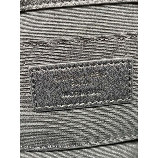 Top Replica YSL Saint Laurent Mini Classic Niki 18cm Shoulder Bag in Black