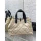 Super Clone Replica Dior Toujours Small/Medium/Large Tote Bag in Macrocannage Calfskin in Powder Beige Top Replica Dior Toujours Small/Medium/Large Tote Bag in Macrocannage Calfskin in Powder Beige