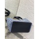 Top Replica Dior Toujours Small/Medium/Large Tote Bag in Denim Blue