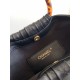 Top Replica Chanel Matelasse Bag with Wood-Effect Plastic Handle AS6010 Black