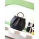 Top Replica Chanel Matelasse Bag with Wood-Effect Plastic Handle AS6010 Black