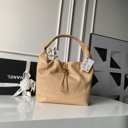 Top Replica Chanel Large Hobo Bag with Gold-Tone Hardware AS5967 Brown