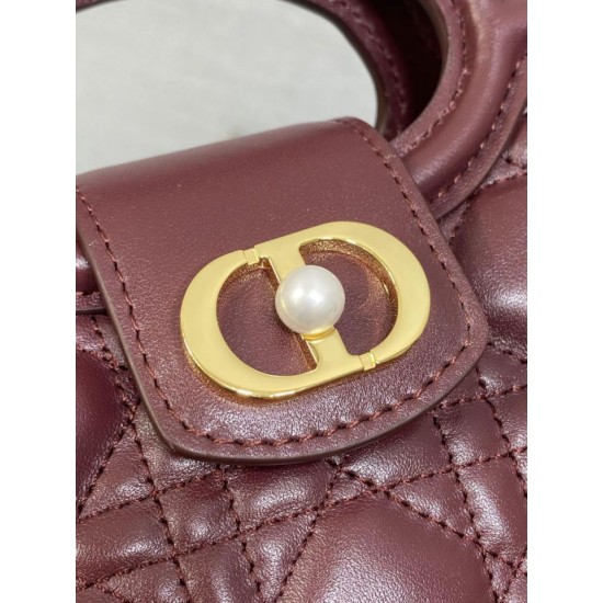 Super Clone Replica Dior Jolie Top Handle Mini Cannage Chain Bag Burgundy Top Replica Dior Jolie Top Handle Mini Cannage Chain Bag Burgundy