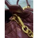 Super Clone Replica Dior Jolie Top Handle Mini Cannage Chain Bag Burgundy Top Replica Dior Jolie Top Handle Mini Cannage Chain Bag Burgundy