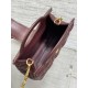 Super Clone Replica Dior Jolie Top Handle Mini Cannage Chain Bag Burgundy Top Replica Dior Jolie Top Handle Mini Cannage Chain Bag Burgundy