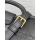 Super Clone Replica Dior Jolie Top Handle Mini Chain Handbag Black Top Replica Dior Jolie Top Handle Mini Chain Handbag Black