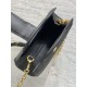 Super Clone Replica Dior Jolie Top Handle Mini Chain Handbag Black Top Replica Dior Jolie Top Handle Mini Chain Handbag Black