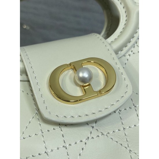 Super Clone Replica Dior Jolie Top Handle Mini Chain Handbag Beige Top Replica Dior Jolie Top Handle Mini Chain Handbag Beige