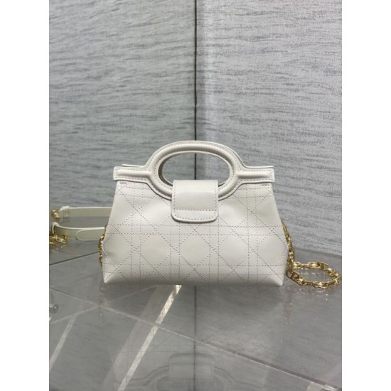 Super Clone Replica Dior Jolie Top Handle Mini Chain Handbag Beige Top Replica Dior Jolie Top Handle Mini Chain Handbag Beige