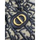 Top Replica Dior 30 Montaigne Mini Dior Oblique Jacquard Drawstring Bucket Bag in Blue