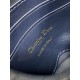 Top Replica Dior 30 Montaigne Mini Dior Oblique Jacquard Drawstring Bucket Bag in Blue