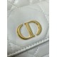 Top Replica Dior Small Dior Caro Latte Macrocannage Bucket Bag in White