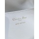 Top Replica Dior Small Dior Caro Latte Macrocannage Bucket Bag in White