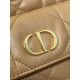 Top Replica Dior Small Dior Caro Latte Macrocannage Bucket Bag in Brown