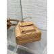 Top Replica Dior Small Dior Caro Latte Macrocannage Bucket Bag in Brown