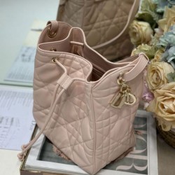 Top Replica Dior D-Motion Lambskin Belt Bag Size 163 Microchip Pink