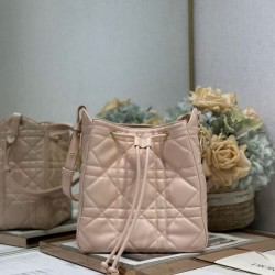 Top Replica Dior D-Motion Lambskin Belt Bag Size 163 Microchip Pink