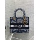 Super Clone Replica Dior Medium Lady D-Lite Bag with Blue/White Toile de Jouy Embroidery Top Replica Dior Medium Lady D-Lite Bag with Blue/White Toile de Jouy Embroidery