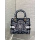 Super Clone Replica Dior Medium Lady D-Lite Bag with Blue/White Toile de Jouy Embroidery Top Replica Dior Medium Lady D-Lite Bag with Blue/White Toile de Jouy Embroidery