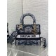Super Clone Replica Dior Medium Lady D-Lite Bag with Blue/White Toile de Jouy Embroidery Top Replica Dior Medium Lady D-Lite Bag with Blue/White Toile de Jouy Embroidery