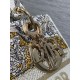 Super Clone Replica Christian Dior Medium Lady D-Lite Bag with Embroidered Milk Motif Top Replica Christian Dior Medium Lady D-Lite Bag with Embroidered Milk Motif