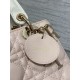 Top Replica Dior Lady Dior My ABCDior Small Top-Handle Bag in Pink/White