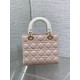 Top Replica Dior Lady Dior My ABCDior Small Top-Handle Bag in Pink/White