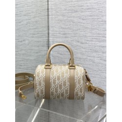Top Replica Dior Groove 20 Bag in Beige Dior Oblique Jacquard