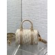 Top Replica Dior Groove 20 Bag in Beige Dior Oblique Jacquard