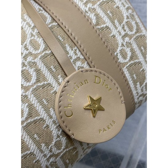 Top Replica Dior Groove 20 Bag in Beige Dior Oblique Jacquard