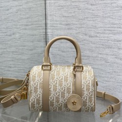 Top Replica Dior Groove 20 Bag in Beige Dior Oblique Jacquard