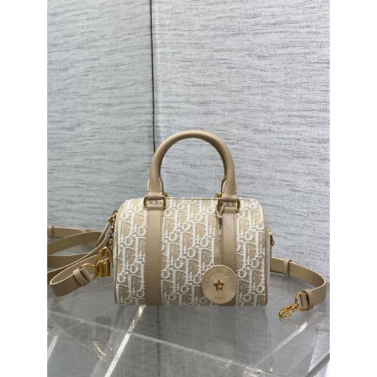 Top Replica Dior Groove 20 Bag in Beige Dior Oblique Jacquard
